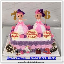 Mẫu Bánh Sinh Nhật Đẹp - A725